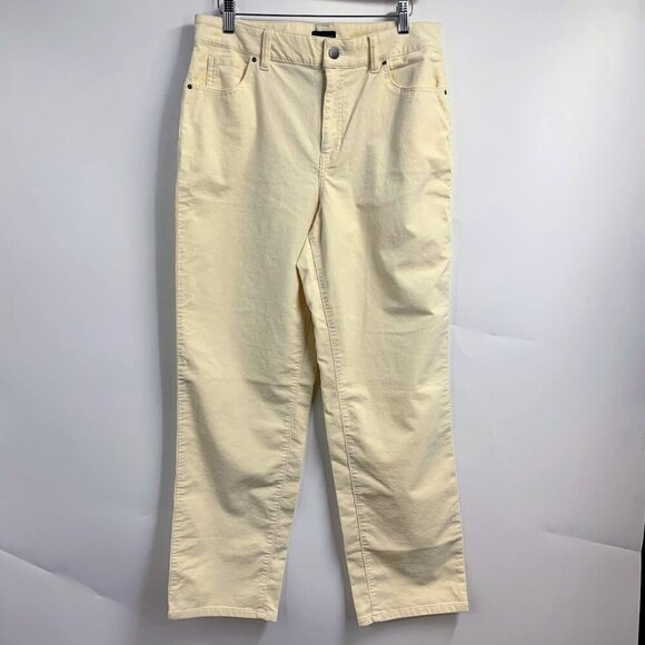 Talbots Women's Corduroy Cotton Stretch Classic 5 Pocket Trousers Size 10P NWT - Picture 1 of 14